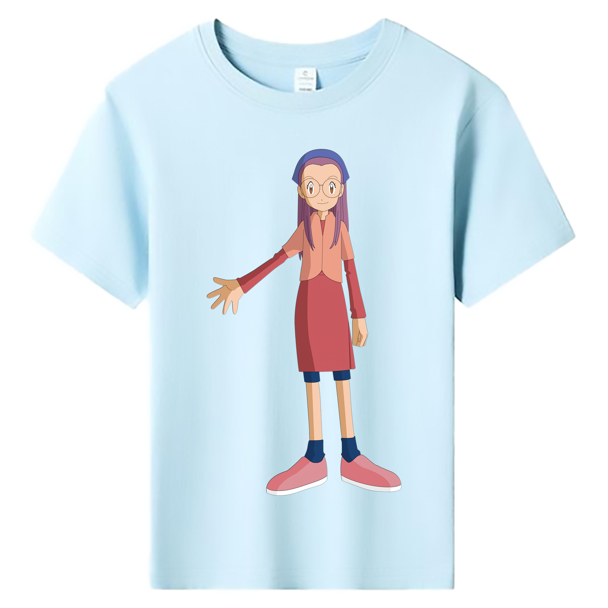 （画像用） Digimon デジタルモンスター/デジモン 綿100％キッズTシャツ（フロントプリント）